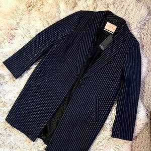 SOLD Scotch & Soda Pinstripe Trench Coat